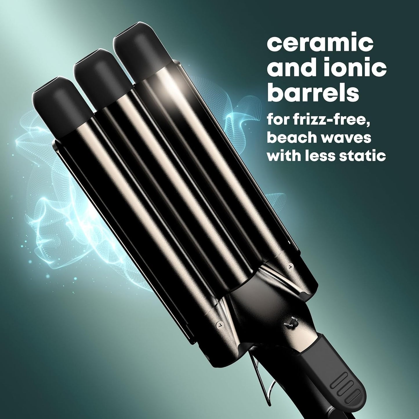 Deep Waver  Arricciacapelli  Piastra per capelli a tripla canna REVAMP Progloss