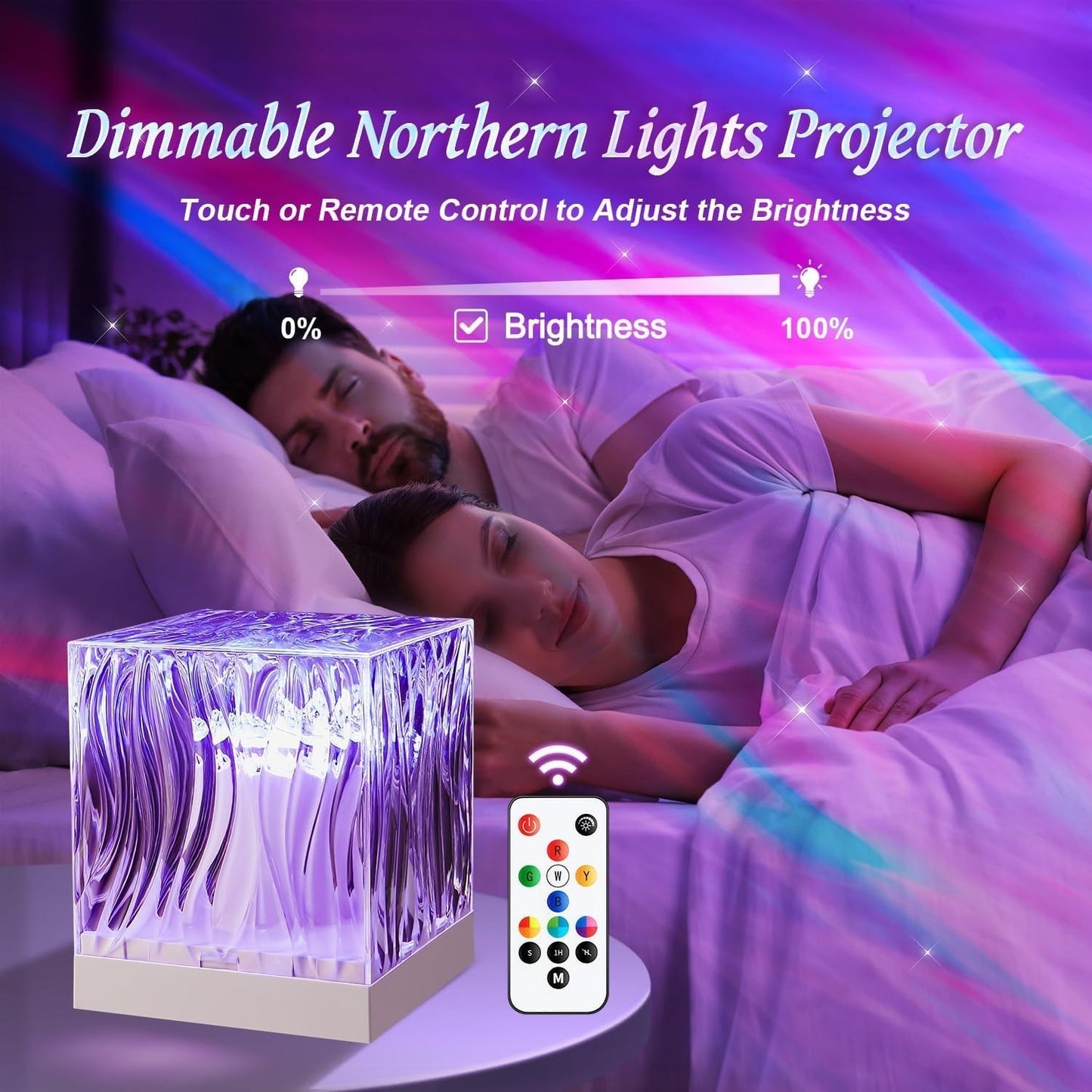 Proiettore Lampada Cielo Stellato Galaxy Aurora Bluetooth con Musica Bambini