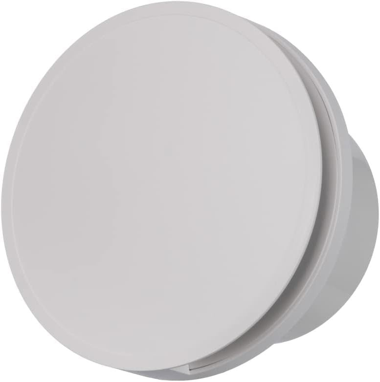 EUROPLAST Aspiratore Bagno Ø125mm Ventola Aria Parete Soffitto Bianca IPX4