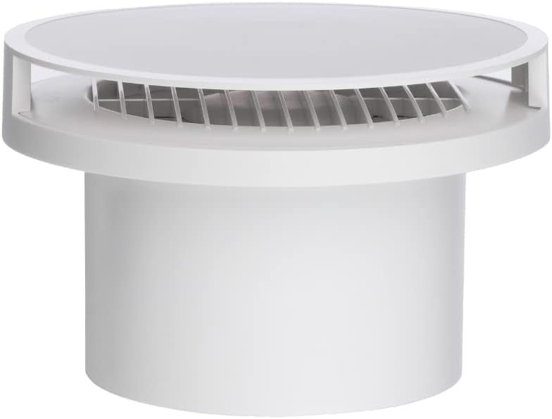 EUROPLAST Aspiratore Bagno Ø125mm Ventola Aria Parete Soffitto Bianca IPX4
