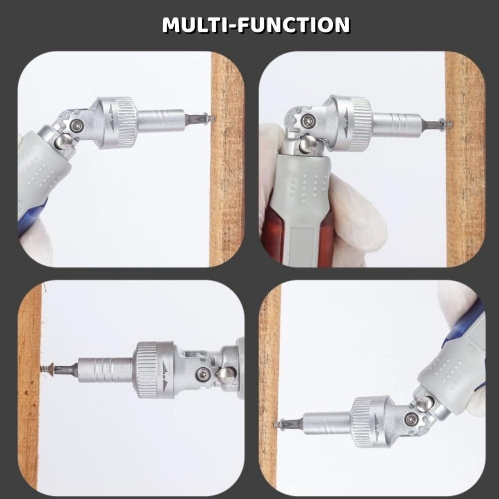 Set Cacciavite a Cricchetto Magnetico 14in1 Snodabile 180° Punte S2 Antesen