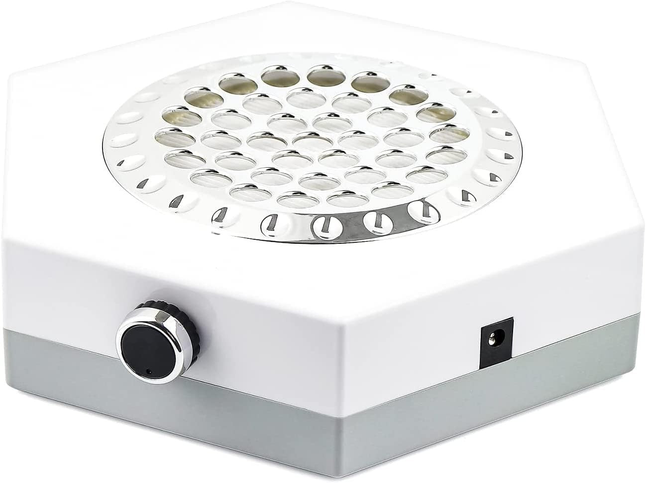 Aspiratore Unghie Professionale 80W Polveri Nail Art Manicure Filtro Bianco