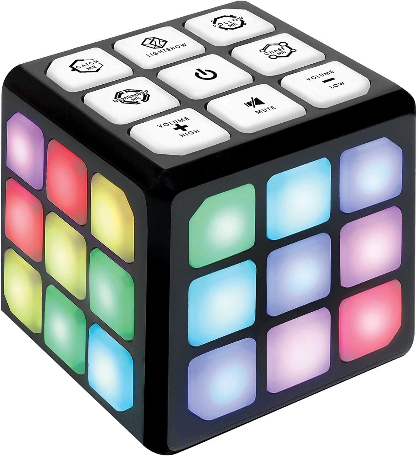 Cubo Magico Elettronico 7in1 Luci Suoni Memoria Logica STEM Bambini Portatile 6+
