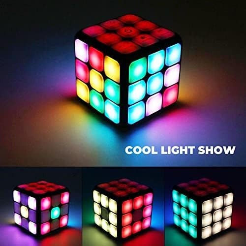 Cubo Magico Elettronico 7in1 Luci Suoni Memoria Logica STEM Bambini Portatile 6+