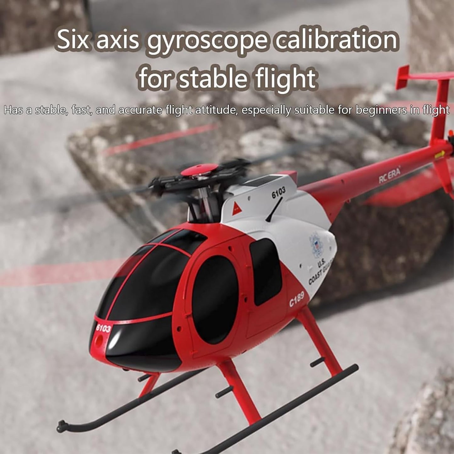 Elicottero Telecomando 1:28 4CH 2.4GHz 6 Assi Brushless 3 Batterie RTF 15min USB