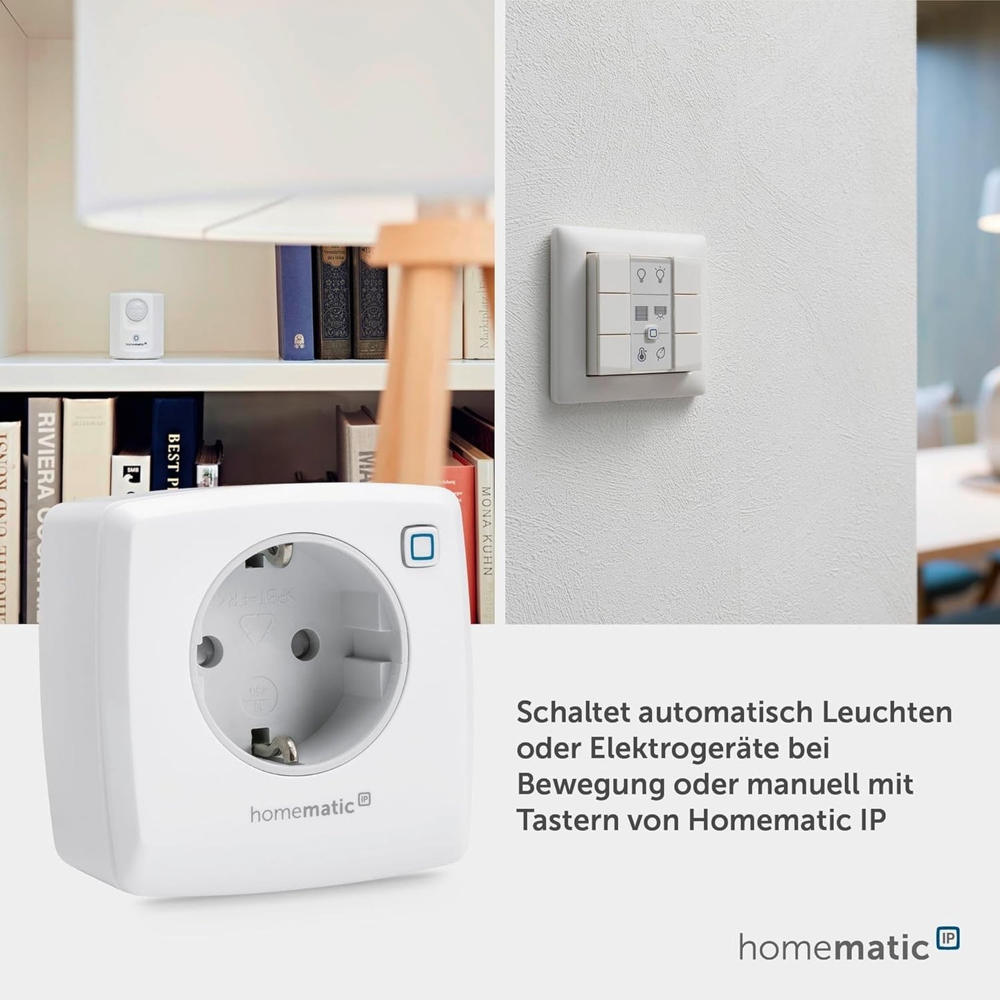 Presa Intelligente Schuko Smart Home App Controllo Vocale Timer Homematic