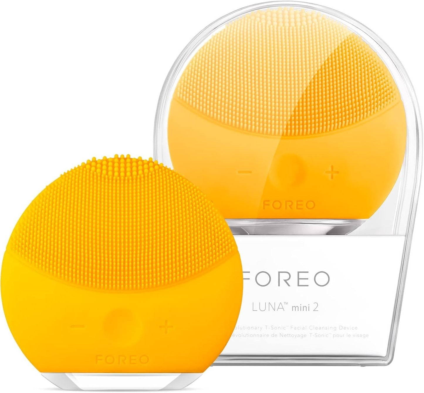 Spazzola Pulizia Viso Sonica Silicone 3 Zone Massaggio Pelle USB Compatta Foreo