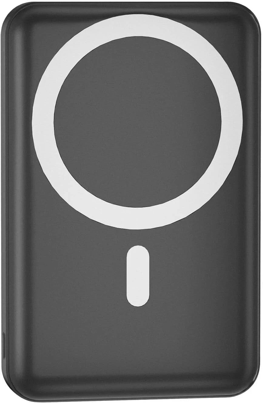 Power Bank Magnetico 10000mAh MagSafe Wireless 22.5W USB-C LED per iPhone  Nero