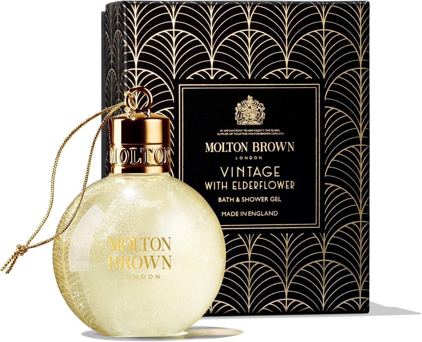 Molton Brown Vintage With Elderflower Gel Doccia 75ml Pallina Natale Ed Limitata
