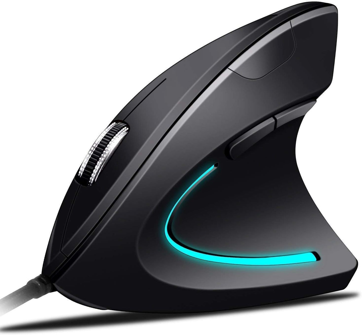 Mouse Verticale Ergonomico Cablato USB 3200 DPI 5 Tasti PC Mac Laptop