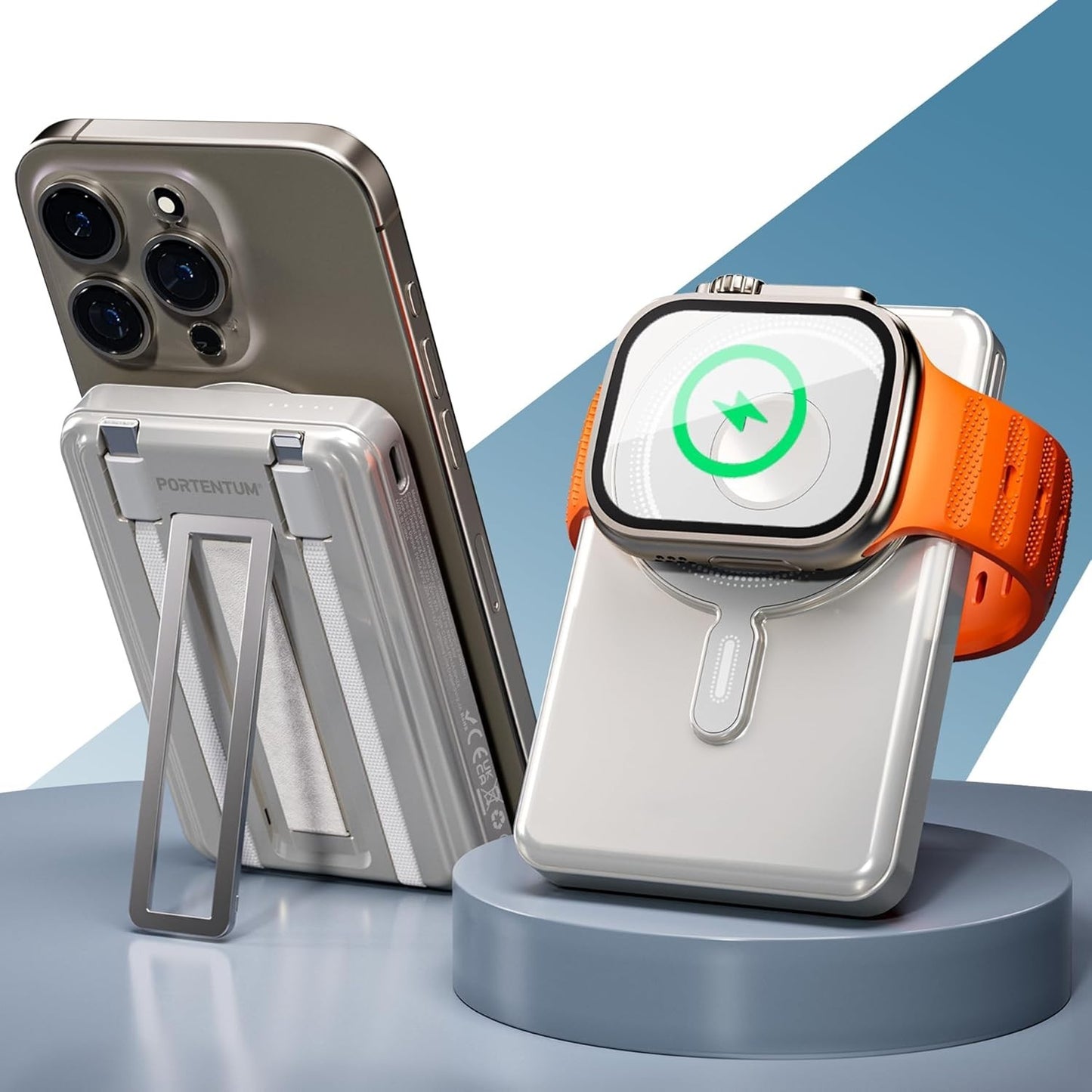 Power Bank MagSafe 10000mAh 5in1 20W Qi 15W USB-C per Apple Watch