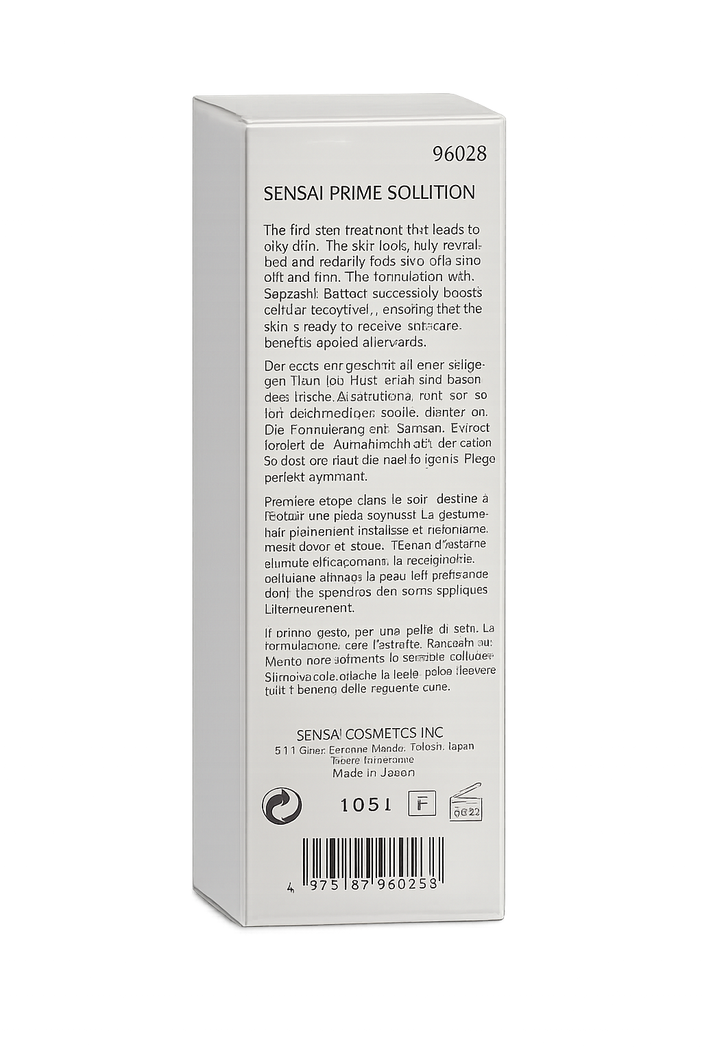 SENSAI Prime Solution 75ml Lozione Viso Idratante Rivitalizzante Anti Età Setosa