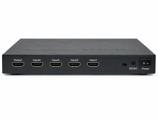 Switch HDMI 4x1 Full HD 1080p Autoswitch Telecomando 4 Ingressi 1 Uscita