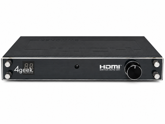Switch HDMI 4x1 Full HD 1080p Autoswitch Telecomando 4 Ingressi 1 Uscita