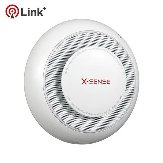 X-Sense Rilevatore di allarme con combinazione di batterie da 10 anni per fumo