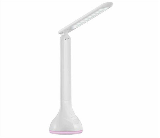 Lampada da tavolo led con batteria ricaricabile e base RGB